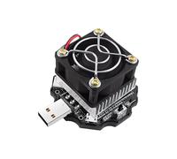 De décharge USB réglable de 65 W pour les tests de | Module avancé de décharge à courant constant avec ventilateur 12 000 / min et couvercle de protection entièrement