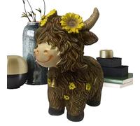 de - Décorations de gâteaux de vaches des hautes terres, mini figurines de pour gâteau | Favors de fête de pour les fournitures de fête d'anniversaire de