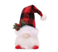 de décorations de Noël avec lumières,s d'ornements d'arbre de Noël,s à pendentif LED en peluche s de Noël sans visage - Ornements de vacances lumineux au nez rouge mignon pour cheminée et porte