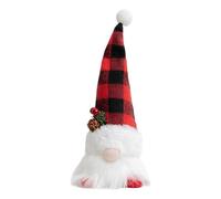 de décorations de Noël avec lumières,s d'ornements d'arbre de Noël - s suspendues s de Noël en peluche LED sans visage - Pendentifs de noël lumineux au nez rouge, ornements de vacances mignons pour le