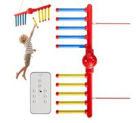de Défi Réflexe Jouet USB Rechargeable pour la Coordination Œil-Main | Jouet et de Bâtons Tombants Pour Maison, École, Vacances, Rassemblement Familial, entre , Garçons, Rouge