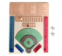de dés de baseball - de société en bois - Rouleau de pensée | Jeu de société de dés de baseball, jeu de société en bois, jeu de réflexion stratégique pour les réunions de vacances en