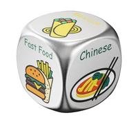 de dés de nourriture pour le dîner