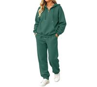 de détente en polaire douce et confortable, composé d'un pantalon de joggin | Les Survhiverment Pour Femme Costume Hiver Vintage Thermique Pastel Basique Wide Color Ecossais Corset Tricot