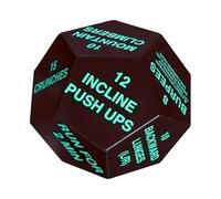 Dé d'Exercice pour Adultes 12 Faces Cube d'Entraînement Ludique Petit