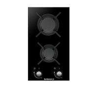 BRANDT - Domino gaz DPG3301B, 2 foyers gaz, Surface verre