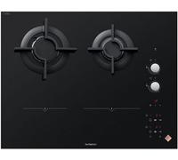 De Dietrich DPI7602BM - Table de cuisson mixte induction et gaz - 4 plaques de cuisson - Niche - largeur : 56 cm - profondeur : 49 cm - noir