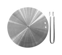 De Diffusion De Chaleur - Adaptateur Pour Cuisinière À Induction, Conducteur De Chaleur Magnétique, Poignée Amovible | Accessoire De Cuisine Cuisinière À Gaz Pare-flamme Anneau De Mijotage