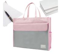 de documents, couverture de titulaire de documents d'affaires | de rangement A3: boîte Oxford portable étanche avec fermeture éclair pour papiers, cartes, fichiers, voyage, bureau, est