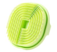de douche générique -Pantliques de douche en silicone, brosse de corps anti-dispission en silicone |