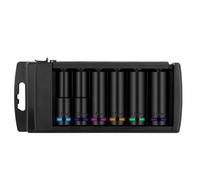 de douilles longues Kit d'Allongés à Code Couleur pour Clés Hexagonales | Coffret à douilles avec entraînement industriel pour garage atelier mécaniciens dépannage routier