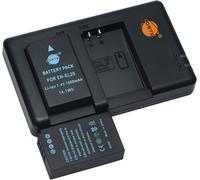 DE EN-EL20 EN-EL20a Lot de 2 batteries rechargeables de rechange et double chargeur compatibles avec 1 J1,1 J2,1 J3,1 S1,1 V3,1 AW1,Coolpix A,COOLPIX P1000