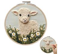 de en forme de mouton - Projets d'art avec instructions de durcisseur de tissu pour débutants