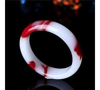 de en Jade Rouge pour Les Femmes Bijoux de Pierre précieuse en jadéite de Chinois Naturel pour Maman (Taille: 60 mm)