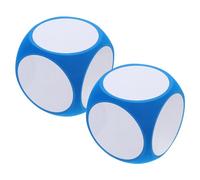 Dé en Mousse 2 Pièces Cubes Vierges Réutilisables pour Garçon et Filles | Écrire pour Maths, Usage en Classe la Maison, Stimule Logique et Créativité