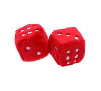 Carpoint Désodorisant Dés en peluche 0510079 6x6x6 cm avec cordelette Rouge