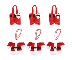 de étuis pour argenterie Yuletide - Enveloppes Merry Festival, étuis décoratifs pour fourchettes de table, sacs pour ornements de Noël | Le style joyeux en PVC enrichit les présentoirs de fête