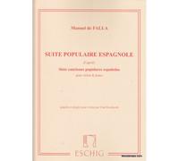 DE FALLA M. - SUITE POPULAIRE ESPAGNOLE - VIOLON ET PIANO