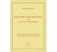 Suite Populaire Espagnole - d'après les 7 Chansons Populaires -Violoncelle et Piano