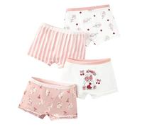 De feuilles Lot de 5 Shorty Boxer Bébé Fille Fillette Uni en Coton Doux Super et Confortable Enfnant