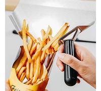 de Fin d'année Scooper Durable de Bagger de puces d'acier Inoxydable, cuillère de Frites françaises, Multifonctionnel pour des Chips de Prise de Maison de Restaurant, Accessoir