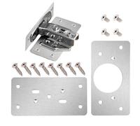de fixation pour armoire - de renfort en métal épais, support de réparation à vis, support de charnière résistant à la, kit de montage stable | Quincaillerie de remplacement po