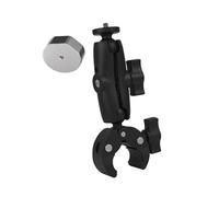 de Fixation pour Satellite en Aluminium léger et Robuste à Double rotule réglable pour antenne parabolique sur Les Bateaux de Serrage pour poteaux à Double rotule