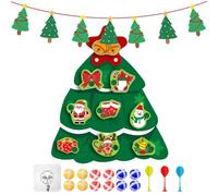 De Fléchettes Pour - 42 cm Fléchettes Amusante Forme Sapin Noël - Jeux Sportifs DIY avec Balles Adhésives | Pour Intérieur Extérieur Jardin Jeu Vacances Anniversaire