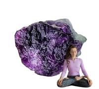 de fluorite - Pierres décoratives colorées | 100 g de frappé à la main, fluorite naturelle pour jardins et fontaines, pierres décoratives pour aquarium