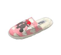 de fonseca Chaussons femme Disney avec Minni et Mickey Chaussons d'hiver Semelle intérieure en poil doux et chaud, rose, 38/39 EU
