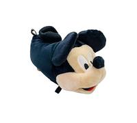 De Fonseca Disney Mickey Mouse Moppine Chaussons pour enfants avec chaussette, Noir , 20/22 EU