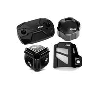 De Frein Bouchon pour MT03 pour MT-03 2015-2024 2023 2022 2021 Moto Avant Arrière Liquide De Frein Cylindre Maître Réservoir Couvercle Bouchon Remplissage D'huile(Black)