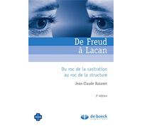 De Freud à Lacan Du roc de la castration au roc de la structure - Jean-Claude Razavet - De Boeck Supérieur - broché - Essai