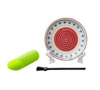 de gaufrage de râpe manuelle en céramique avec éplucheur et brosse pour broyer les gingembres à l ' ail et les purées de fruits de broyeur d ' ail de cuisine