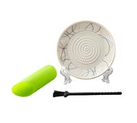 de gaufrage de râpe manuelle en céramique avec éplucheur et brosse pour broyer les gingembres à l ' ail et les purées de fruits de broyeur d ' ail de cuisine
