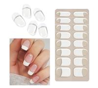 de Gel Semi-Durci pour Ongles | Vernis à Ongles en Gel Français Autocollant | Autocollants pour Sans Dommage,Port Quotidien Voyage Vacances