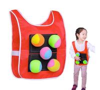 de gilet, de balles de lancer avec 5 balles et 1 gilet - Catch