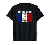 De Grasse D612 Frégate Navire De Guerre Père Papa Vétérans T-Shirt