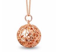 De grossesse collier cage de coeurs rose TU