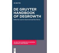De Gruyter Handbook Of Degrowth