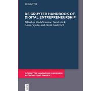 De Gruyter Handbook Of Digital Entrepreneurship