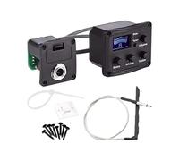 de Guitare Classique | Préampli amplificateur à 3 Bandes - Système d'accordage de préampli à écran LCD, pour ukulélé, Violon, Basse, Banjo Acoustique