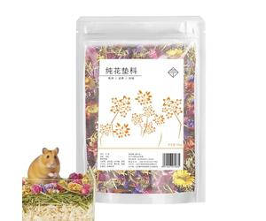 de hamster séchée naturelle, mélange de 100 g de literie anti-odeurs, pour petits animaux de compagnie, y compris gerbilles, cochons d'Inde, lapins, chinchillas et hérissons pour cages, réservoi