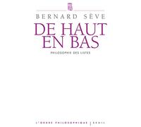 De haut en bas: Philosophie des listes
