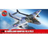 Airfix Maquette de Havilland Vampire FB.5/FB.9 – Échelle 1/48 – Neuf