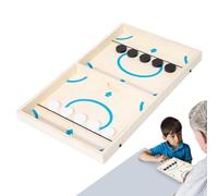 De Hockey Sling Puck - Ensemble De Fronde Familial, Défi De Vitesse sur Table en Bois, Équipement Gagnant De Style Baby-Foot Classique | De Société Et Rapide pour, Adolescents,
