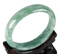 de Jade, Jade Jade en Quartzite, de de Jade Vert Vert Vert Clair, apporte la Bonne Chance, pour Maman, pour sa Petite Amie, pour Les Dames, avec Une boîte à Bijoux, 54-64 mm, 62 mm
