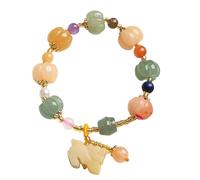 , De Jade Pi XiuWealth Gobi Désert Jaune Jade en Cristal Antique Pi Yao Dragon Charm 7 Chakra Talisman Amulette Prospérité