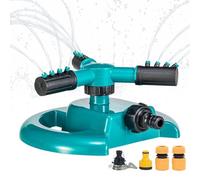 De Jardin - d'eau Rotatif À 360° Et 3 Bras | d'eau Automatique pour Jardin | Parfait pour L'entretien De La Pelouse, Parterres De Fleurs, Potagers, Serres, pour