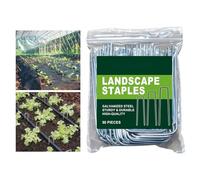 de jardin - Goupilles en acier galvanisé 4x0,22x10 cm, Ancrages de jardin, Supports de treillis, Ensemble de forets pour la fixation de pelouse, Outils de fixation extérieurs | Poteaux